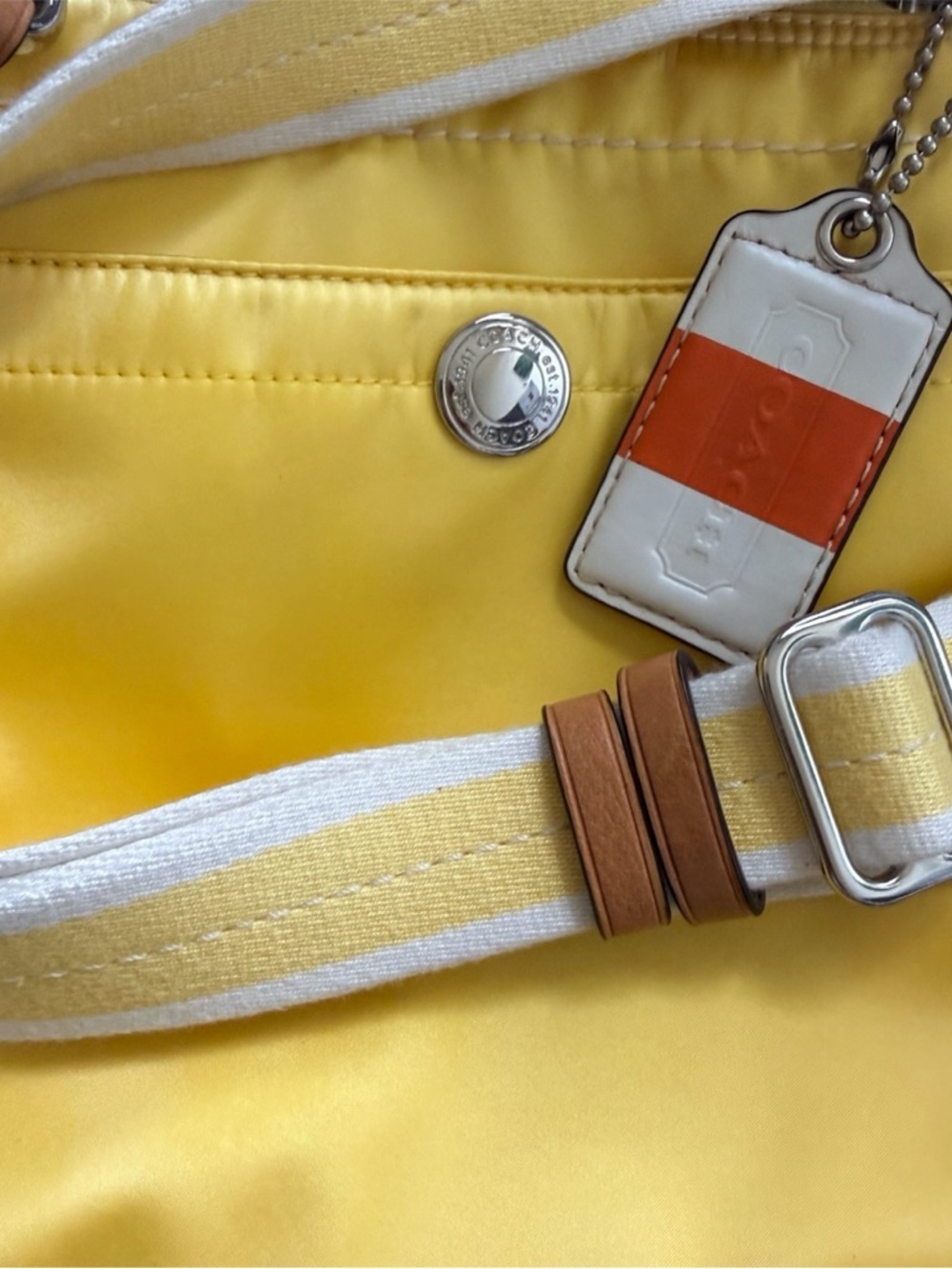 Coach Hampton Weekend Swing Crossbody Purse w/COA - Picture 3 of 8